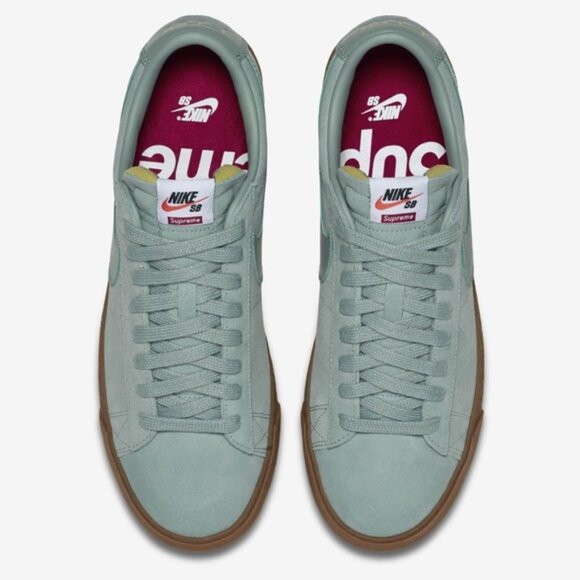 NIKE SB SUPREME BLAZER LOW GT QS Cannon Gum  716890-009 Womens 7 US 37.5 EUR - Picture 1 of 7